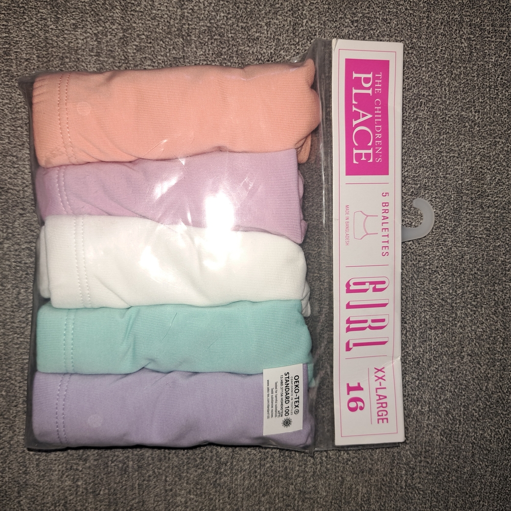 The Children's Place Girls' Briefs - 5 Pack in Pastel Shades